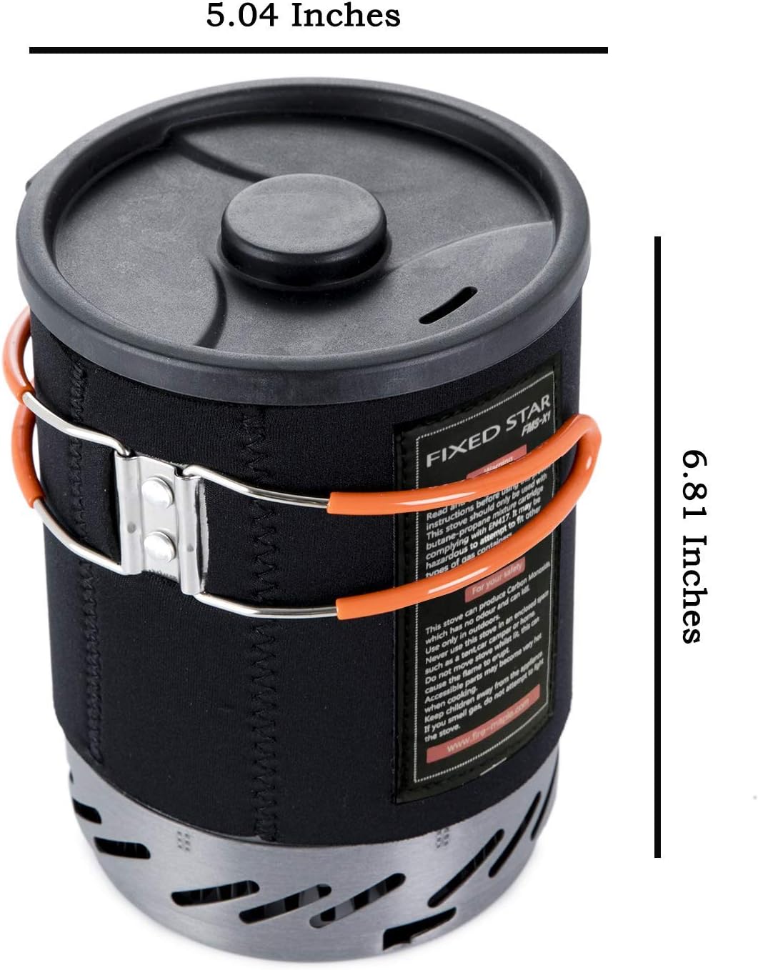 Fire-Maple Fixed Star 1 Camping Backing Stove Cooking System with Camp Pot Portable Propane Gas Stove Burner