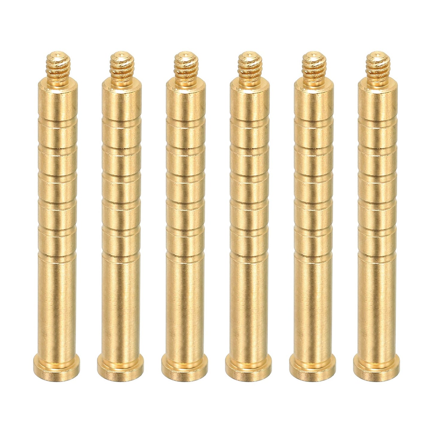 PATIKIL 150 Grain Archery Arrow Insert 0.244 Inch, 6 Pack Brass Arrow Weight Bolt for Field Points Shaft