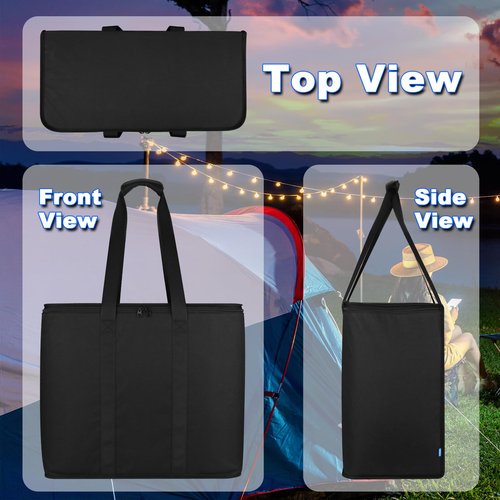 Xxerciz Carry Bag Compatible with King Koil Twin/Queen Air Mattress, Heavy Duty Camping Air Mattresses Storage Bag with Straps, Foldable and Dustproof, Portable Carry Case for Outdoor Travel Camping