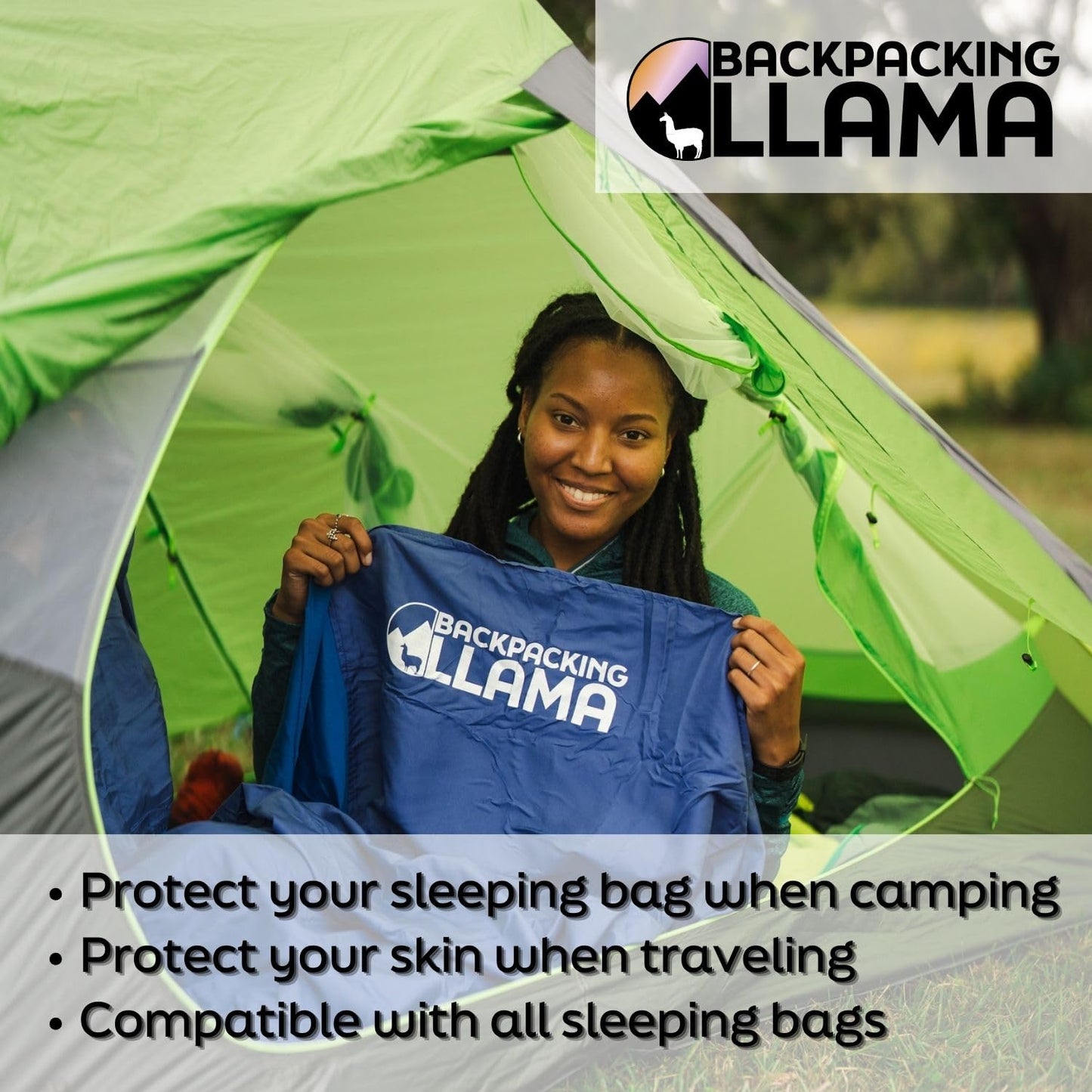 Sleeping Bag Liner Ultralight - Travel Sheets for Hotel - Self tan Sleep Sack Adult - Cocoon Mummy Compatible