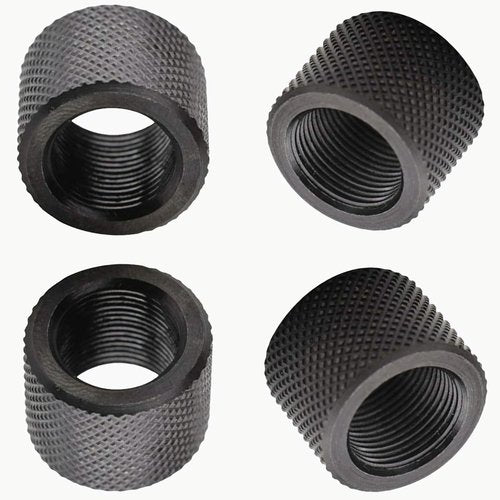 HHLZDHH 4 Pack Thread Protector for .22LR .223, 1/2 x 28 Thread Protector, Durable, Cerakoted Finish