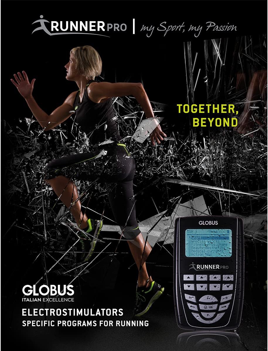 Runner Pro 4-Channel Electrostimulator | 254 Programs for Enhanced Performance & Muscle Recovery