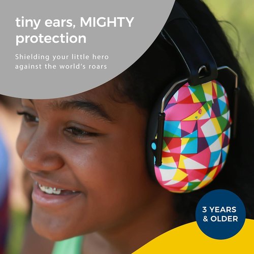 Loud Noise Cancelling Kids Earmuffs - Adjustable Toddler Headphones for Ages 2+