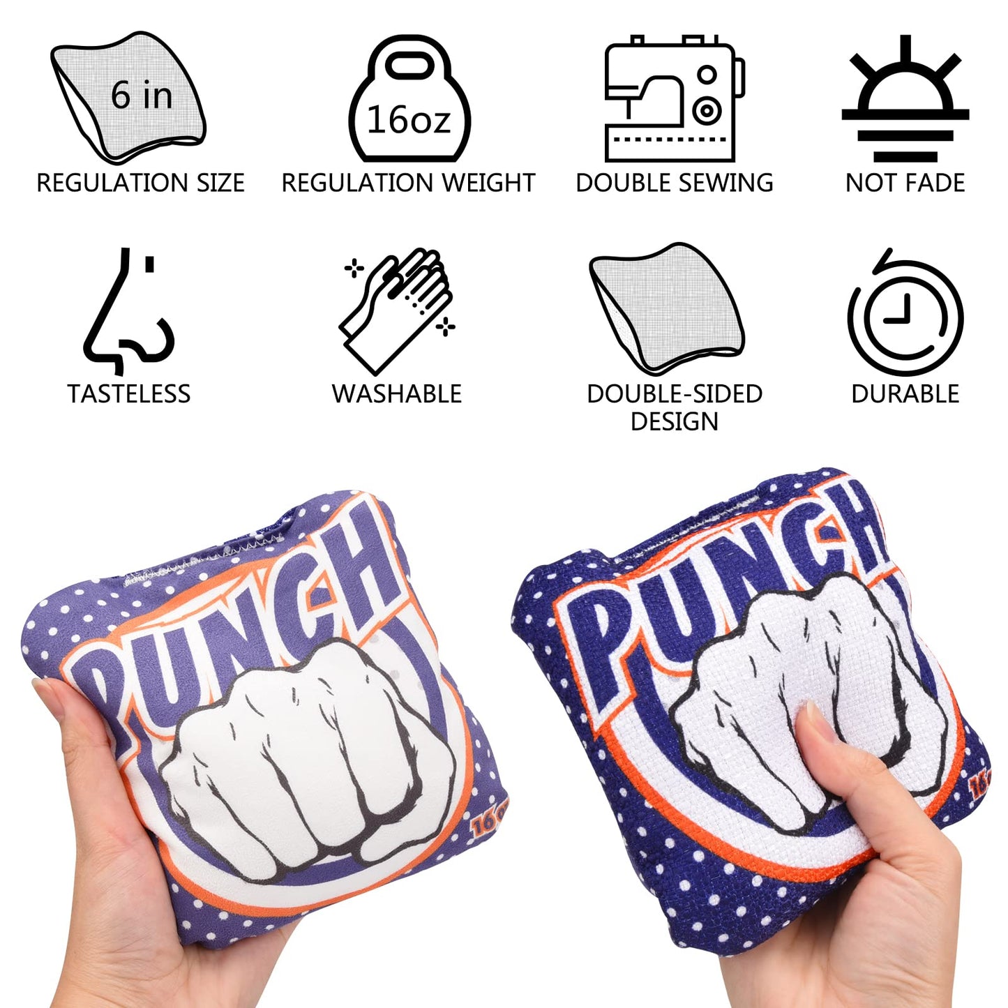LZFAN Cornhore Bags, Bean Bags for Cornhole Set of 4 Regulation Slick and Stick Cornhole Bags, Professional Game Changer Corn Hole Bags