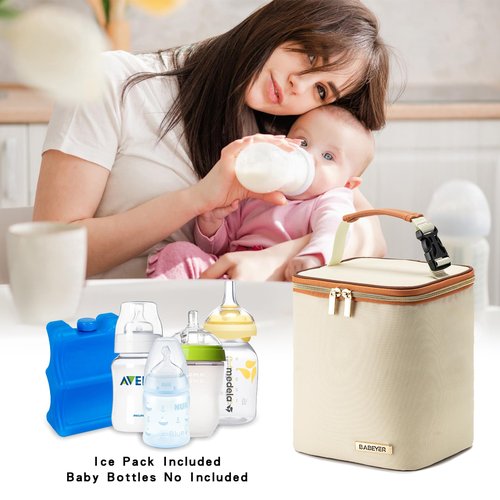 BABEYER Breastmilk Cooler Bag with Ice Pack