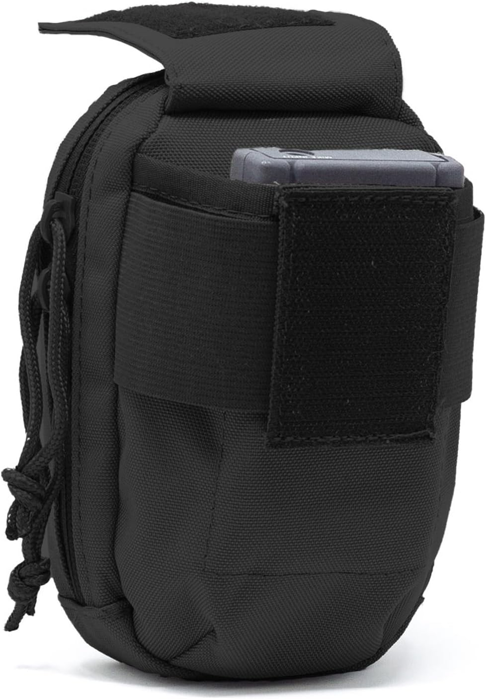 Rugged MOLLE Phone Holder Pouch - 3VGEAR Tech Accessory with 2 Micro-Fleece Pockets
