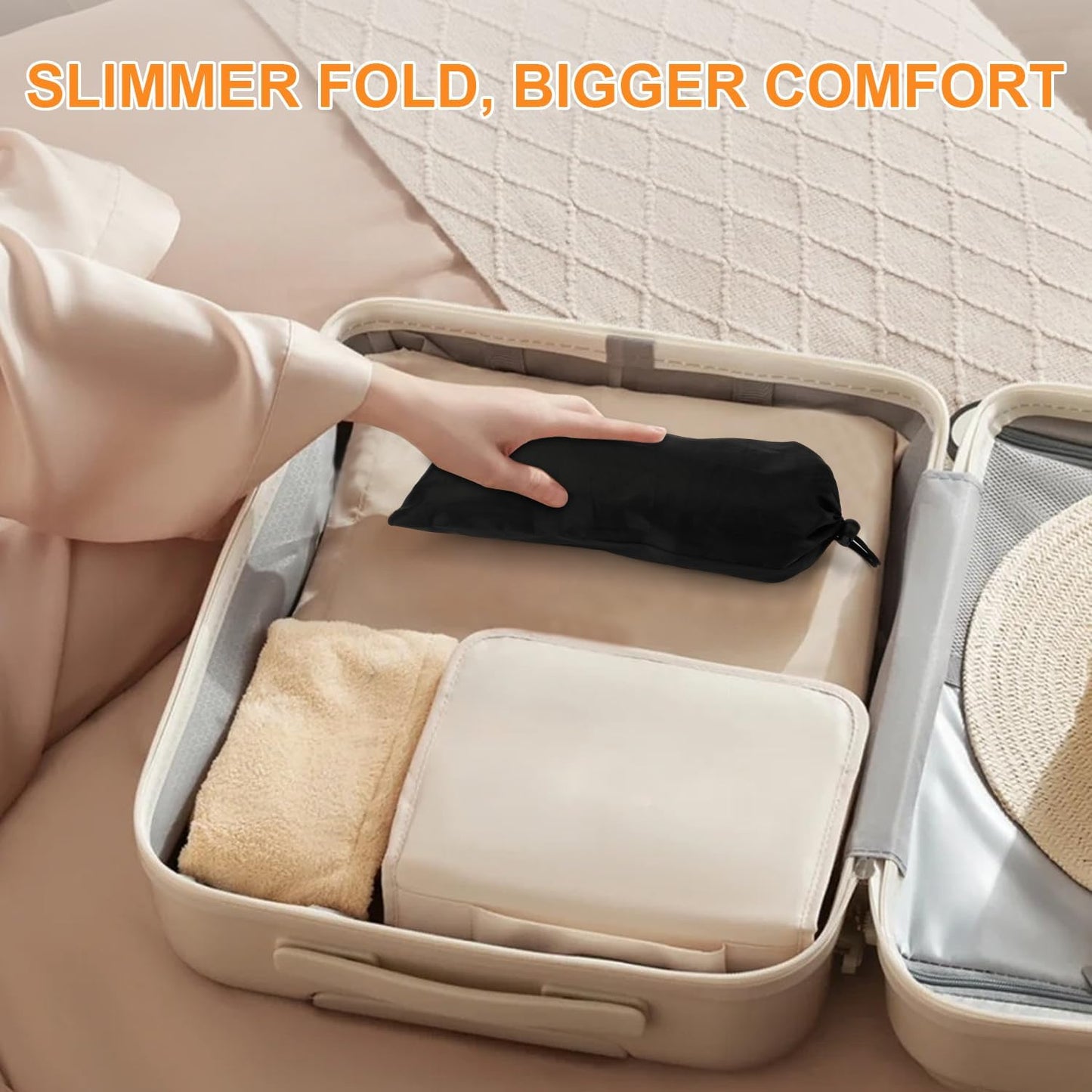 Foot Hammock for Plane Travel,Memory Foam Airplane Foot Rest with Extended Adjustment Strap,Leg Hammock for Airplane Travel Essentials,Plane Foot Hammock,Comfy Foot Hanger