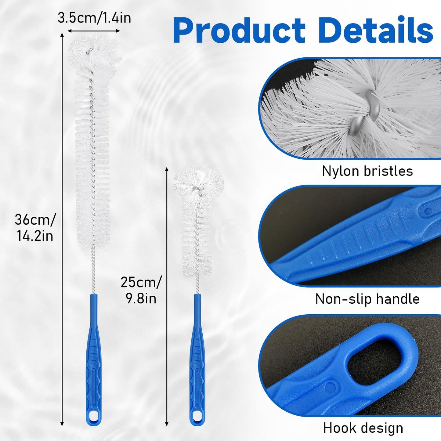 J.CARP Cleaning Kit, Made of Stainless Steel 304, Tough and Enduring