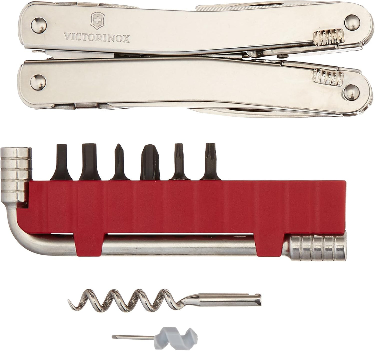 Victorinox Swiss Army Swisstool with Nylon Pouch Stainless Steel, 115mm