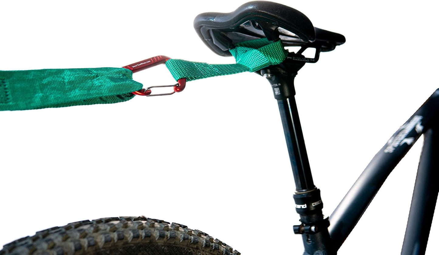 Quick Loop with Carabiner - Quickly Attach Adventure Tow Bungee to Any Bike Handlebar or Seat