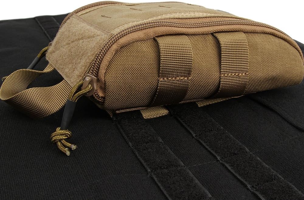 EXCELLENT ELITE SPANKER Tactical Patchs Display Board Foldable Military Patch Holder Panel (Black, S)