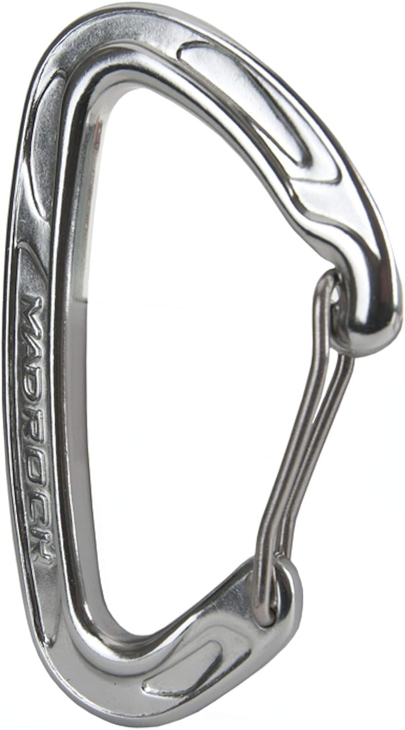 Mad Rock Ultra Light Straight Carabiner (Silver)