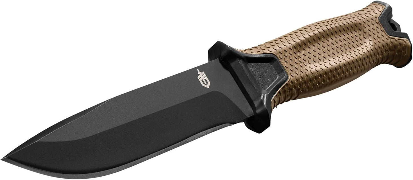Gerber Strongarm Fixed Blade Knife Plain Edge - Coyote Brown