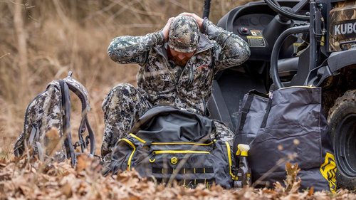 Hunters Specialties Scent-A-Way Scent-Safe 45L Duffel Bag with Zipper Pockets - Hunting Scent Proof Bag for Hunting Accessories & Equipment, 22" x 12" x 10"