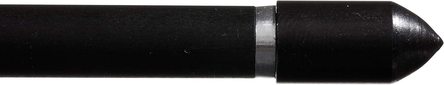 Allen Company Archery Bullet Points - Soft Arrow Tips for Target Practice - Screw-On Design - Reduces Wear and Tear on Targets - Multiple Sizes/Grain - 12-Pack - Black