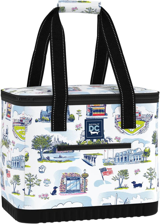SCOUT The Stiff One - Large, Soft, Lightweight, Insulated Cooler with Hard Bottom, Beach, Family, Travel, Picnic Cooler