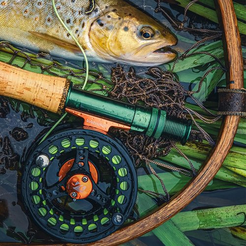 Kylebooker Fly Fishing Rod with Reel Combo Kit（6wt 9‘0“,4sec Rod,5/6 Reel ）