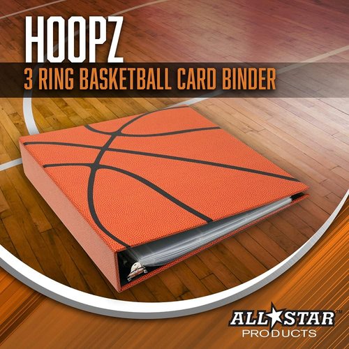 Baseballz Textured 3-Ring Baseball Card Binder by All Star Products | Looks and Feels Like a Real Baseball | Patented Textured Card Protection Album | Perfect for Baseball Fans and Card Collectors