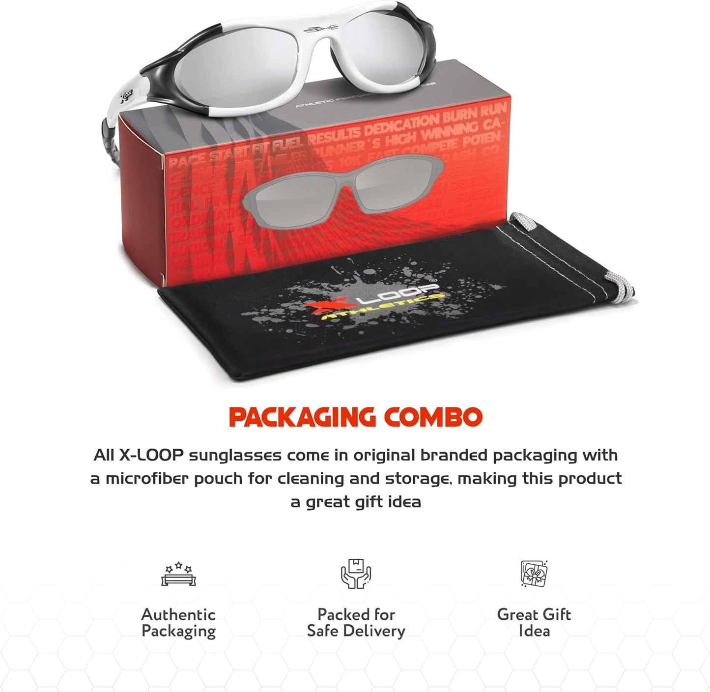 Polarized Youth Sports Sunglasses for Boys & Teens (Ages 8-16) - UV400 Baseball Wraparound
