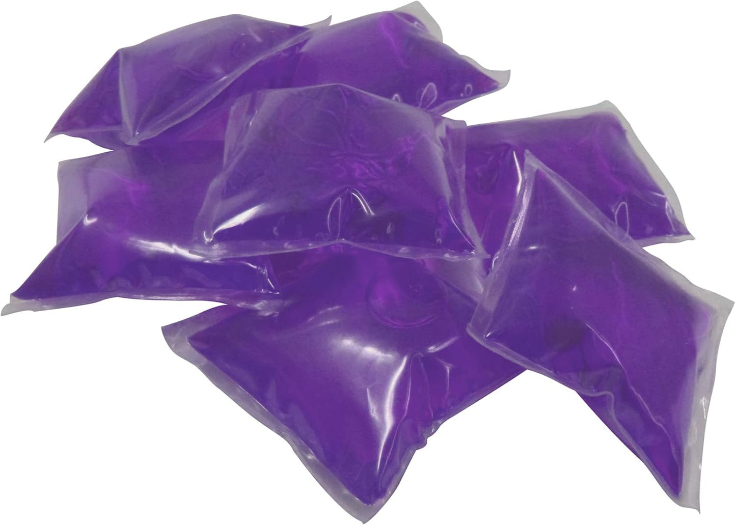 ICY‑COOLS Reusable Ice Cubes for Drinks, Coolers, and Lunch Boxes –135 Total (3 Packs of 45) Mess-Free, Non-Melting Alternative to Ice Cube Trays for Freezer, Purple