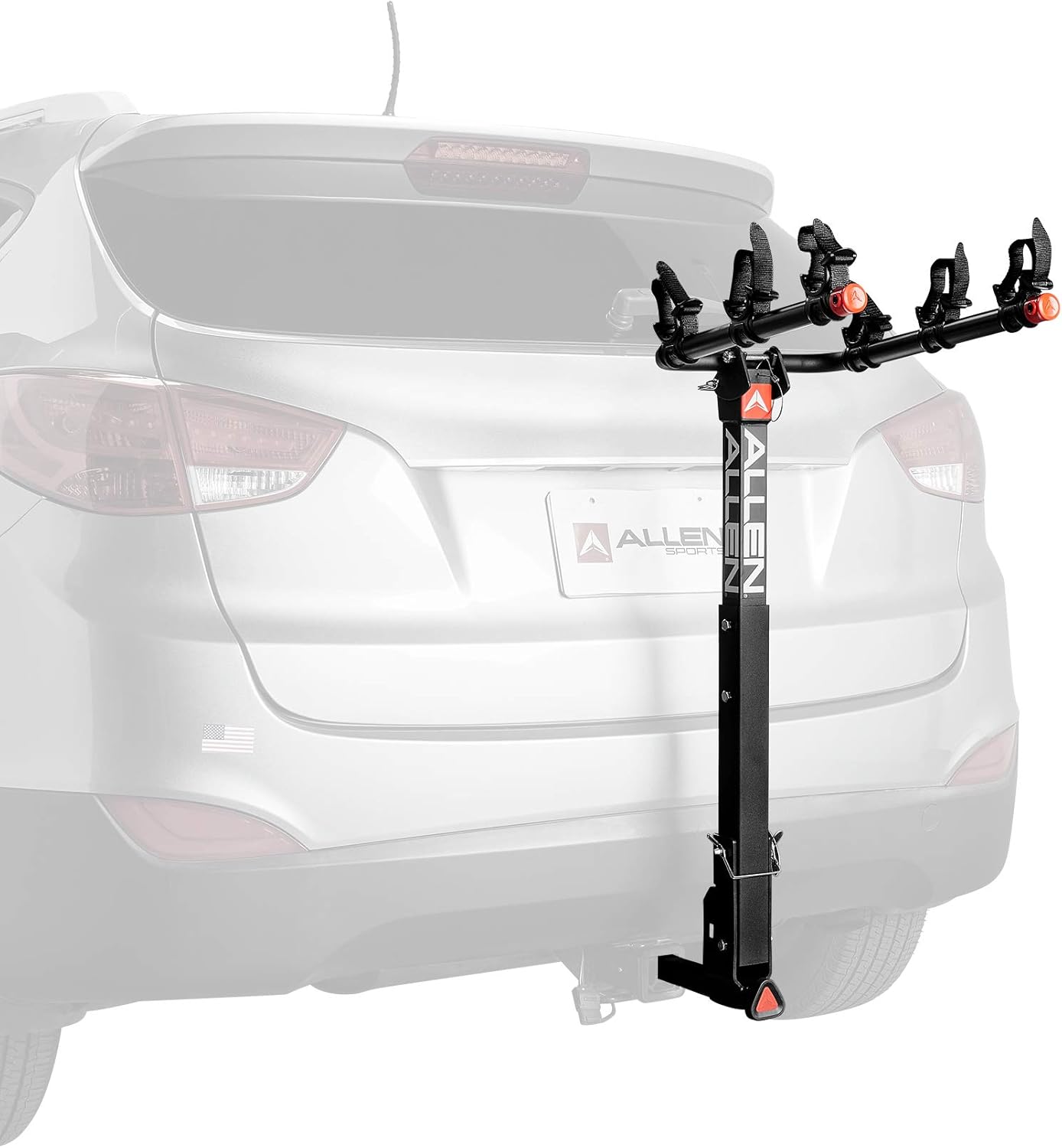 3-Bike Hitch Rack for 1.25" & 2" Hitches - Allen Sports Durable Bike Carrier