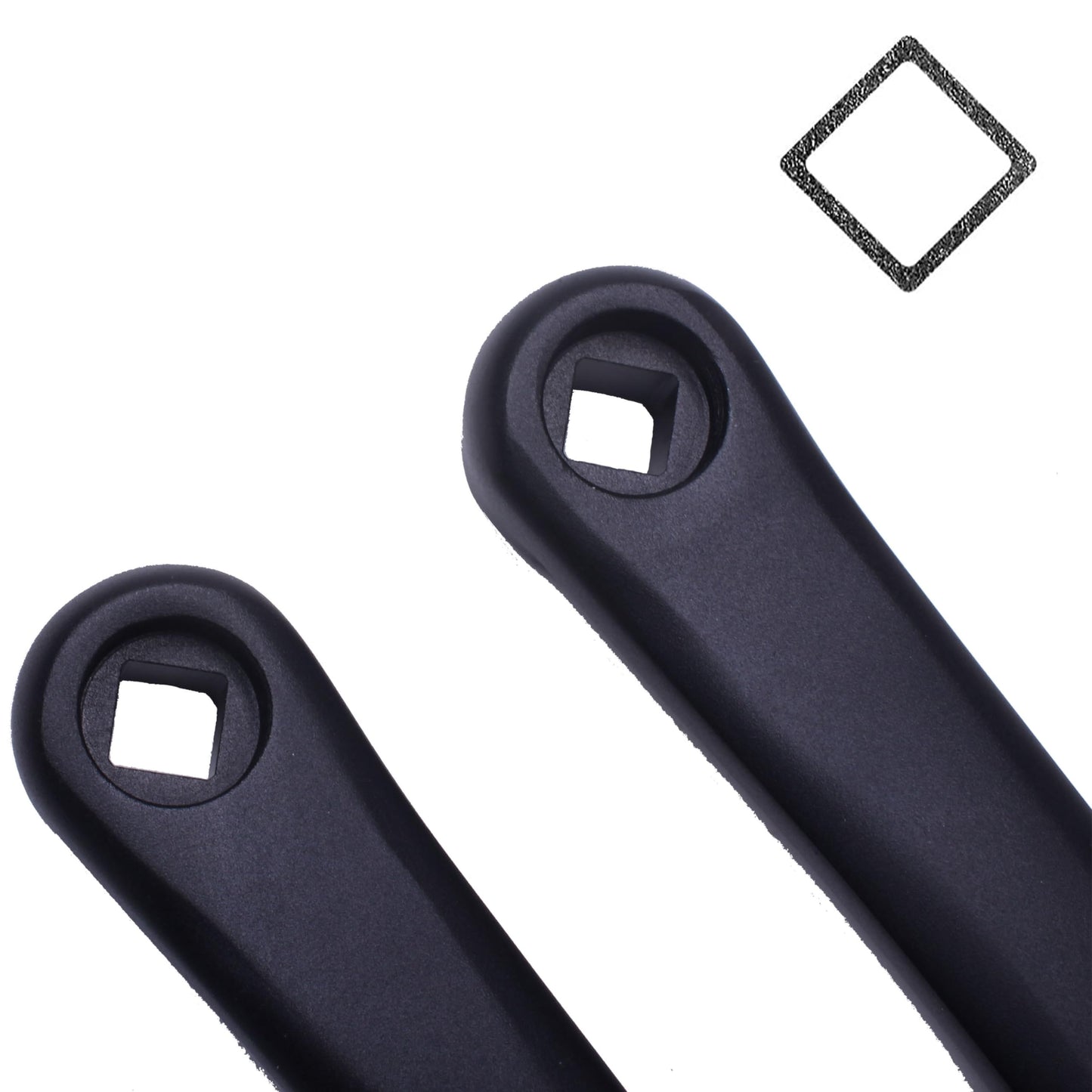 Alps2Ocean Bike Crank Arms,89MM/102MM/114MM/127MM/140MM/152MM/160MM/165MM/170MM/175MM Available in Diamond Hole Bike Crank Arm for Ebike