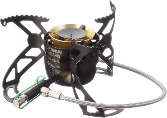 Optimus Polaris Optifuel Camping Stove – Liquid/Canister Fuel, Durable Metal for Backpacking & Emergency Preparedness
