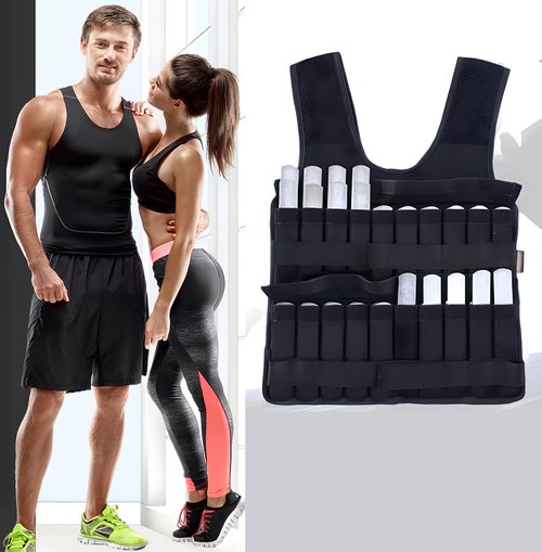 Weight Vest Plates, Adjustable Steel Weighted Plates For Vest, Round Head Strength Training Plates Workout Equipment For Weight Training, Running, Jogging, Cardio - For Men & Women