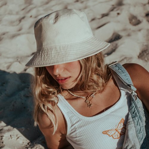 Rosoz 2 Pack Bucket Hat for Women Men Summer Travel Beach Sun Hat Outdoor Cap Unisex Bucket Hats