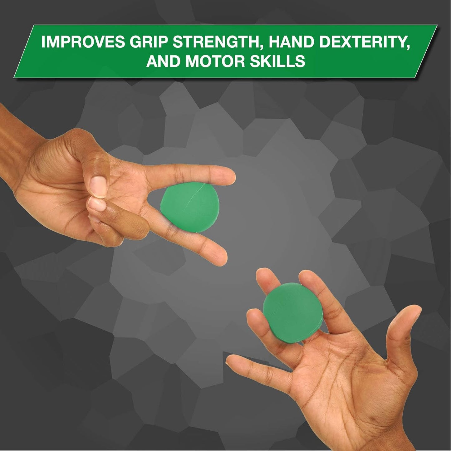 THERABAND Hand Exerciser, Ball For Hand, Wrist, Finger, Forearm, Grip Strengthening & Therapy, Squeeze Ball to Increase Hand Flexibility & Relieve Joint Pain, X-Large Red, Soft, Beginner