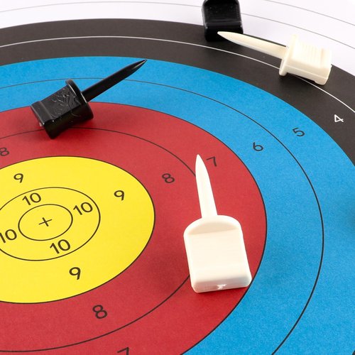 Highwild Standard Archery Paper Targets - 16X16in - 10 Ring Bow and Arrow Targets - Hunting Archery Accessories for Target Practice - 30 Pack