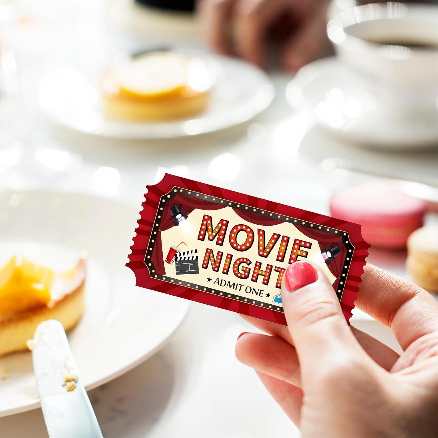 1000 Pcs Drink Ticket Single Raffle Tickets Roll Cocktail Design Free Drink Ticket for Events Wedding Work Formal Parties Leisure Class Reward