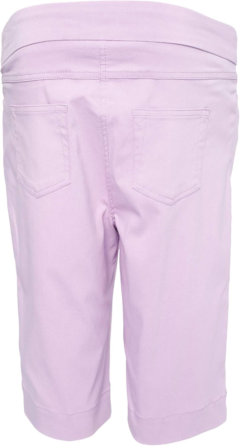 SLIM-SATION Women's Golf Wide Band Pull On Short with Real Pockets