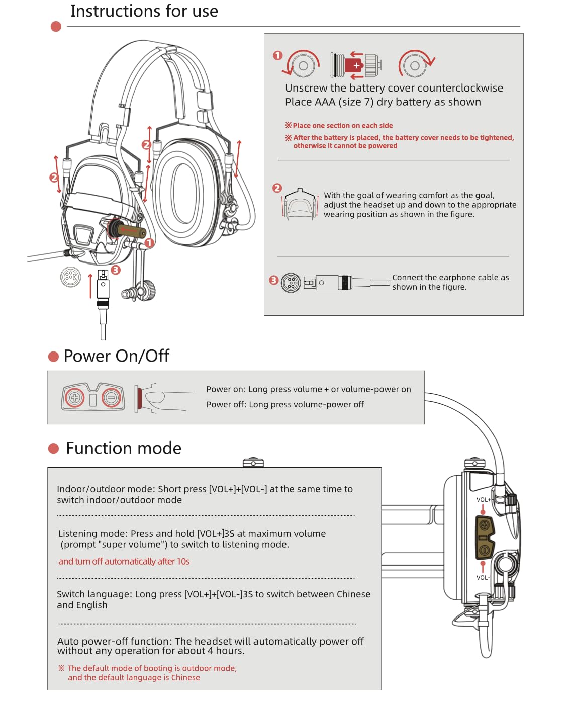 FMATAL GEAR 2025 AMP NRR 26 dB Digital Version Tactical Headset |Tactical Hearing Protectors | Pickup Noise Reduction Communication Shooting Hearing Protection Earmuffs (DE)