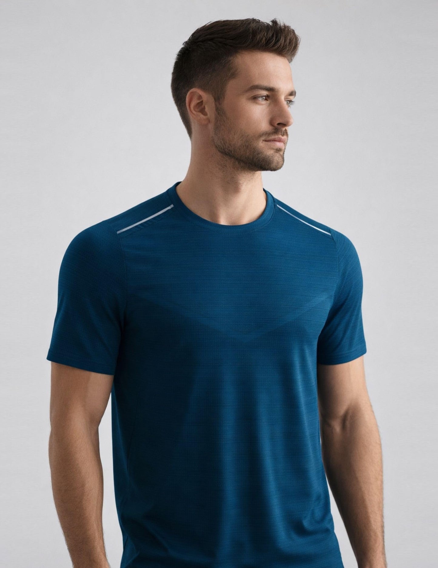 5 Pack Men’s Active Quick Dry Crew Neck T Shirts | Athletic Running Gym Workout Short Sleeve Tee Tops Bulk (Set 20, X-Large)