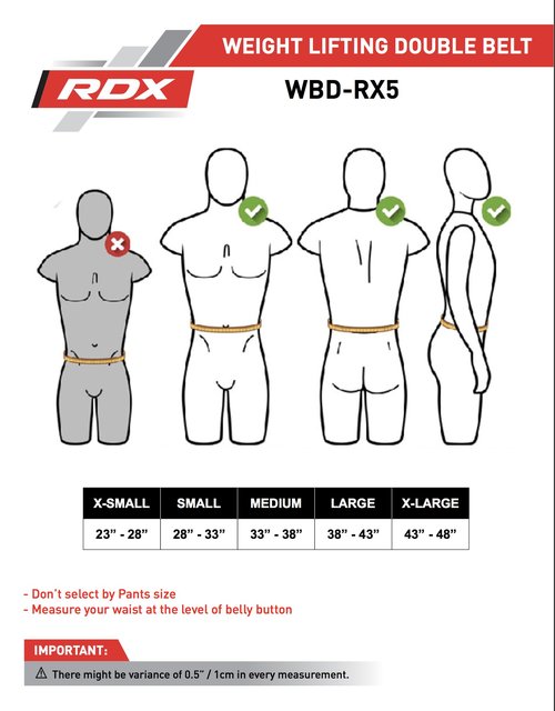 RDX RX5 Weightlifting Belt for Men & Women, Heavy Duty Powerlifting Belt with Thick EVA Foam Padding, Roller/Tension Buckle for Bodybuilding, Powerlifting, Lifting, Squat, Deadlift & Weight Training (X-Large)