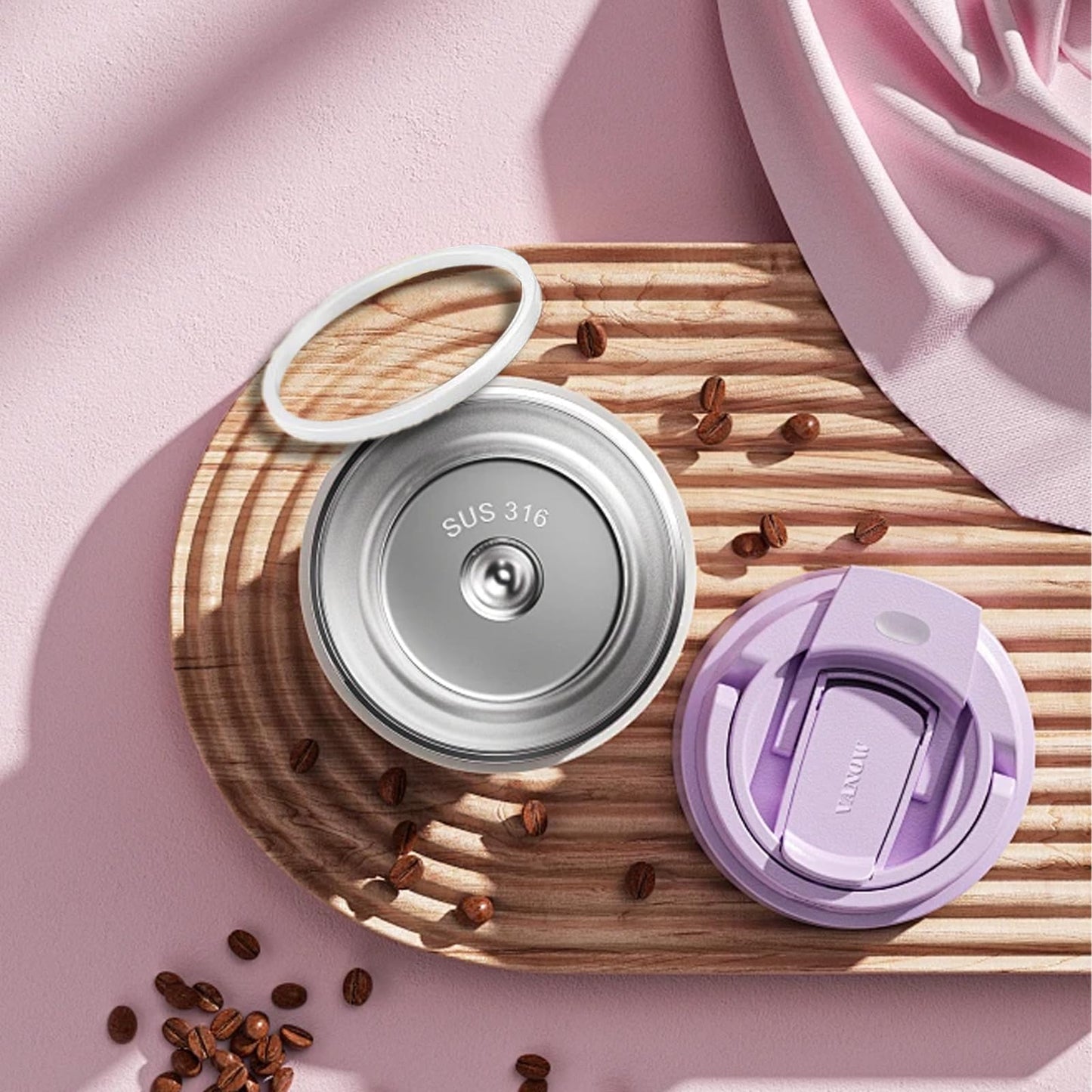 8 Pcs Replacement Gasket for Hydro Flask Wide Mouth Flip Lid Cap, for Hydro Gaskets Seals, Silicone Gasket O Ring for Water Bottle Lid, Rubber Seal Stoppers for Hydroflask Gasket Seal Rings+Tweezer