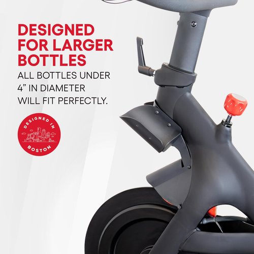 XL Replacement Bottle Holders for Original Peloton Bike with Mounting Bracket, Solid All-Black Metal Design, Direct Replacement Mount - Fits YETI + Nalgene + Hydro Flask