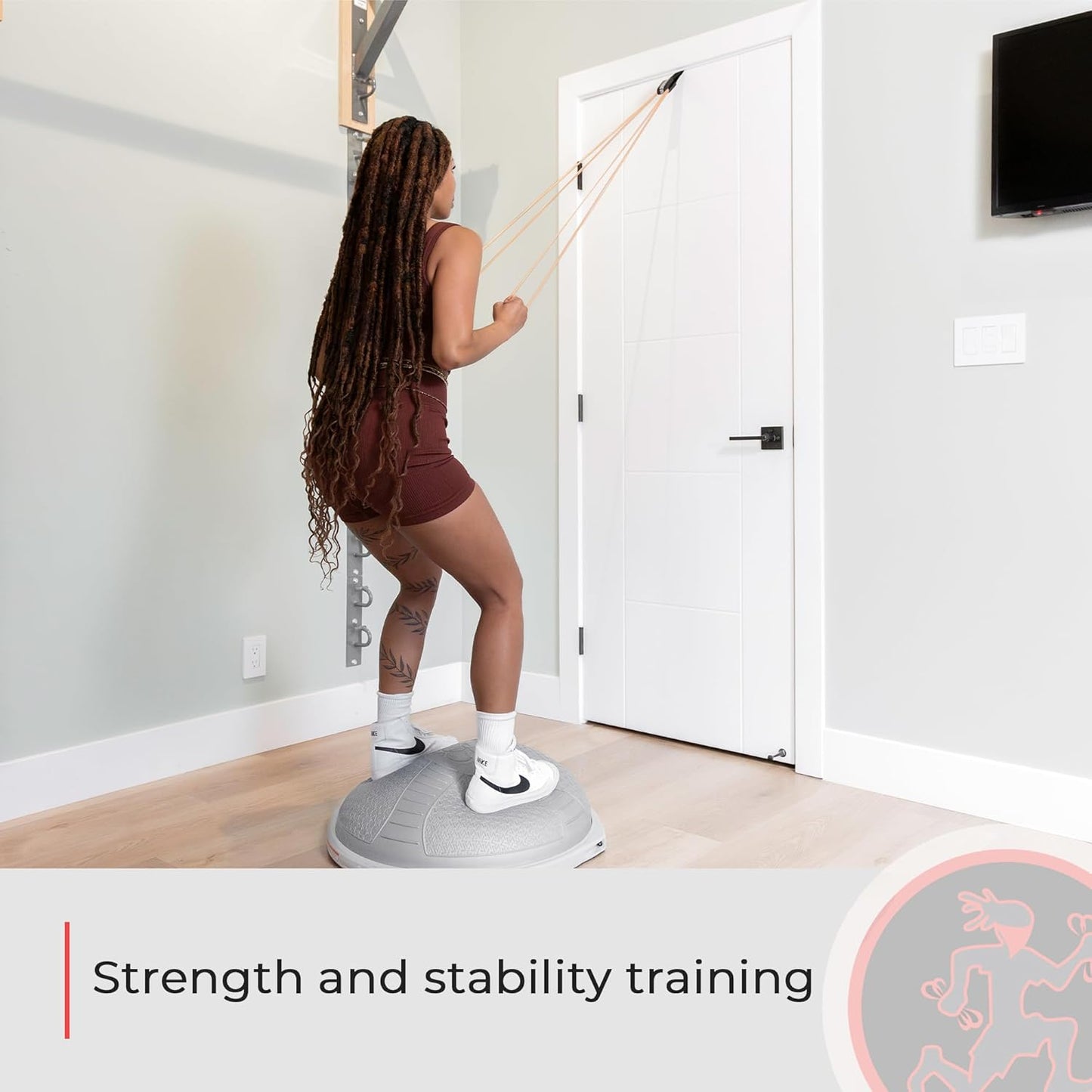Rounded Edge Resistance Bands - Compact & Lightweight Fitness Bands for All Levels