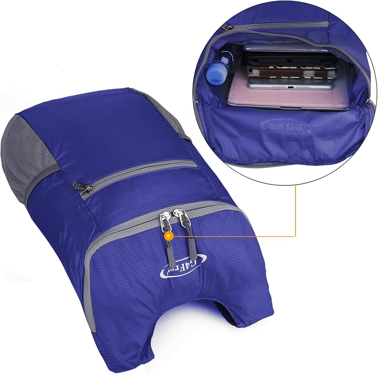 G4Free Lightweight Packable Hiking Backpack for Men Women Small Hiking Daypacks Foldable Shoulder Pack Casual Outdoor Bag 11L