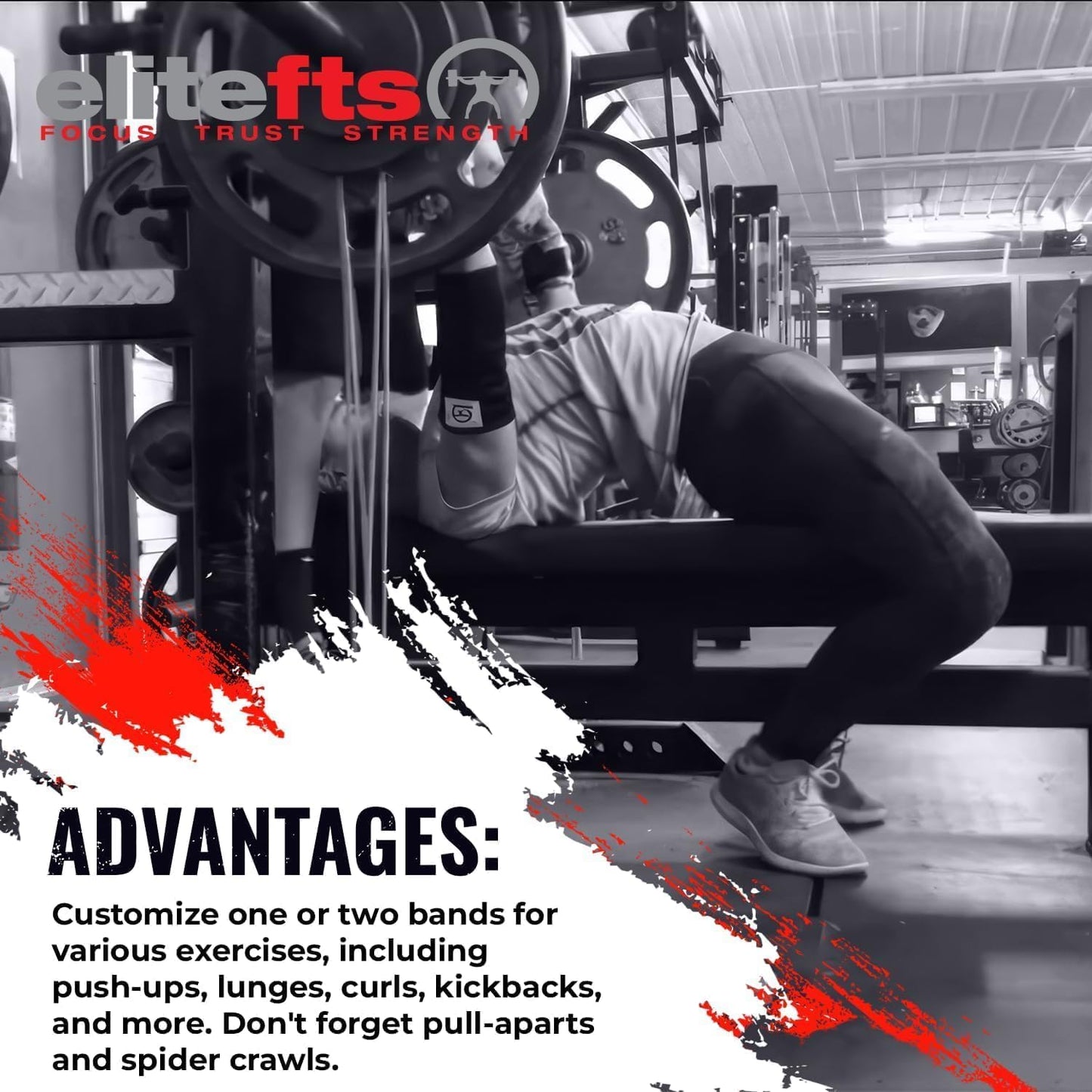 Pro Resistance Band for Core Stability & Flexibility - EliteFTS Portable & Joint-Friendly