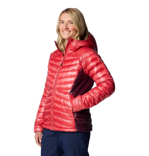 Columbia Women's Labyrinth Loop II Hooded Jacket, Daredevil/Moonvista, X-Large