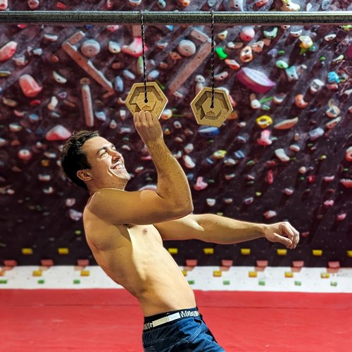 Bellaroca® | Climbing Hangboards, Set of 2X Portable Fingerboards with Long Ropes for Climbing Training, Professional Climbing Boards for Finger Strenght in Rock Climbing and Bouldering