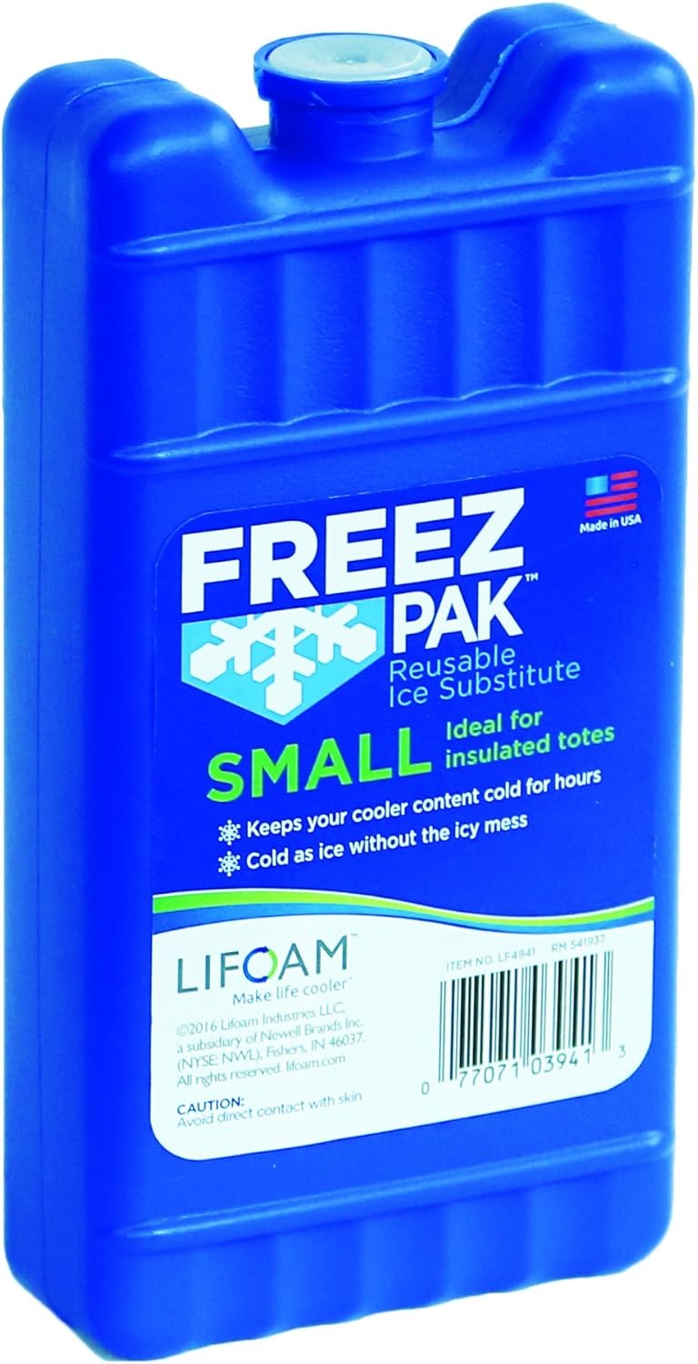 Freez Pak Hold 6 Can Soda Beer Coolant Reusable Ice Pack