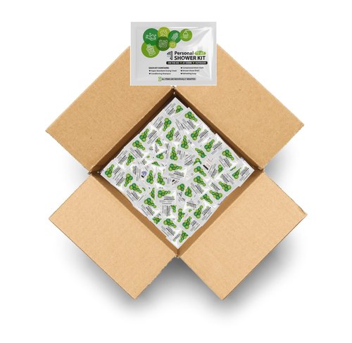 Compact Personal Shower Kit To-Go (Green) – Your Hygiene Companion for Travel, Gym, Camping | Shower on the Go | Shampoo, Soap, Towel. All in One (1)