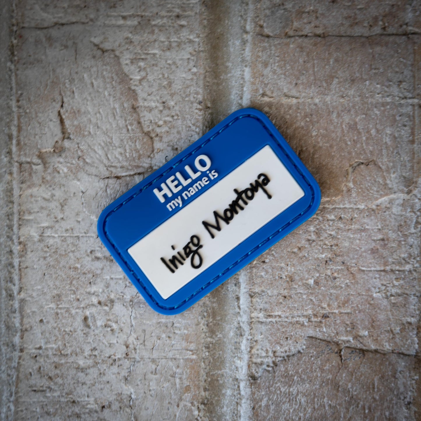Hello My Name is - Nametag PVC Morale Patch | Hook & Loop Backing