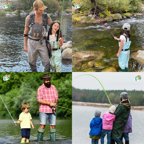 Aventik FreshStart Tenkara Fly Fishing Rod Combo(Green,2.4M/8FT)
