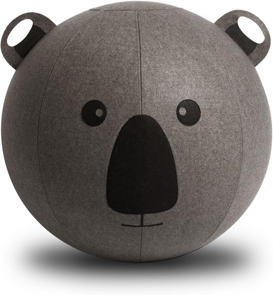 Vivora Niko - Sitting Ball Chair for Office and Home, Lightweight Self-Standing Ergonomic Posture Activating Exercise Ball Solution with Handle & Cover, Classroom & Yoga