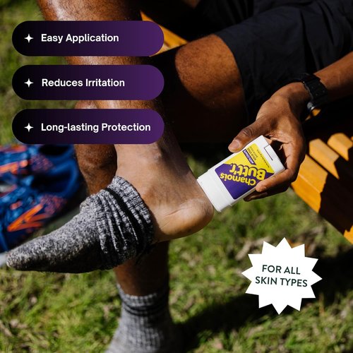 Chamois Butt'r Anti-Chafing Stick - 2.5 oz Clear Formula for Comfort & Protection