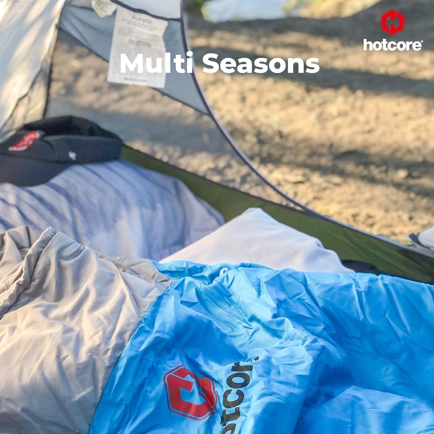 R Series Sleeping Bag, Lightweight Compact, 90" x 34" - Multi Season, Temperature Rating of 44°F to -22°F (7°C to -30°C) Between 3 Models